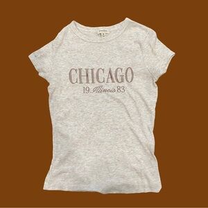 Grey Chicago tee in size medium
